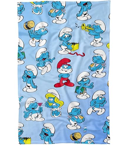 Amazon.com: The Smurfs Blanket, 36
